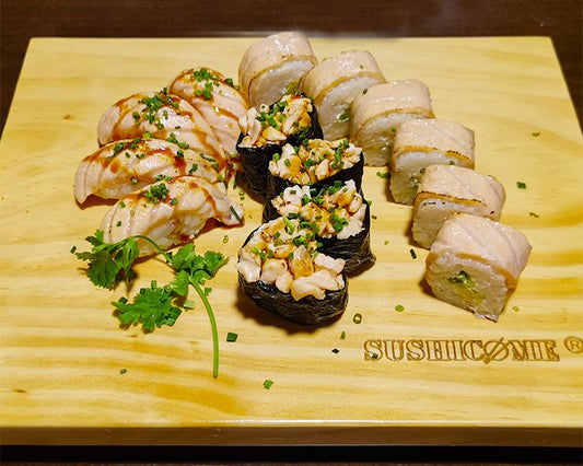 #1107- SUSHI TOSTADO MIXTO (14 PIEZAS)